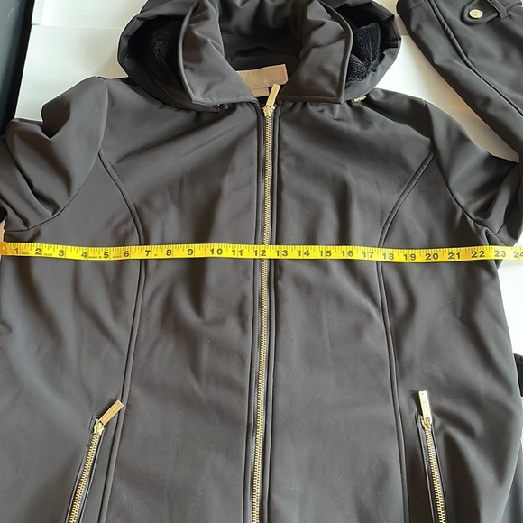 Black Michael Kors lined fall jacket - Picture 8 of 11